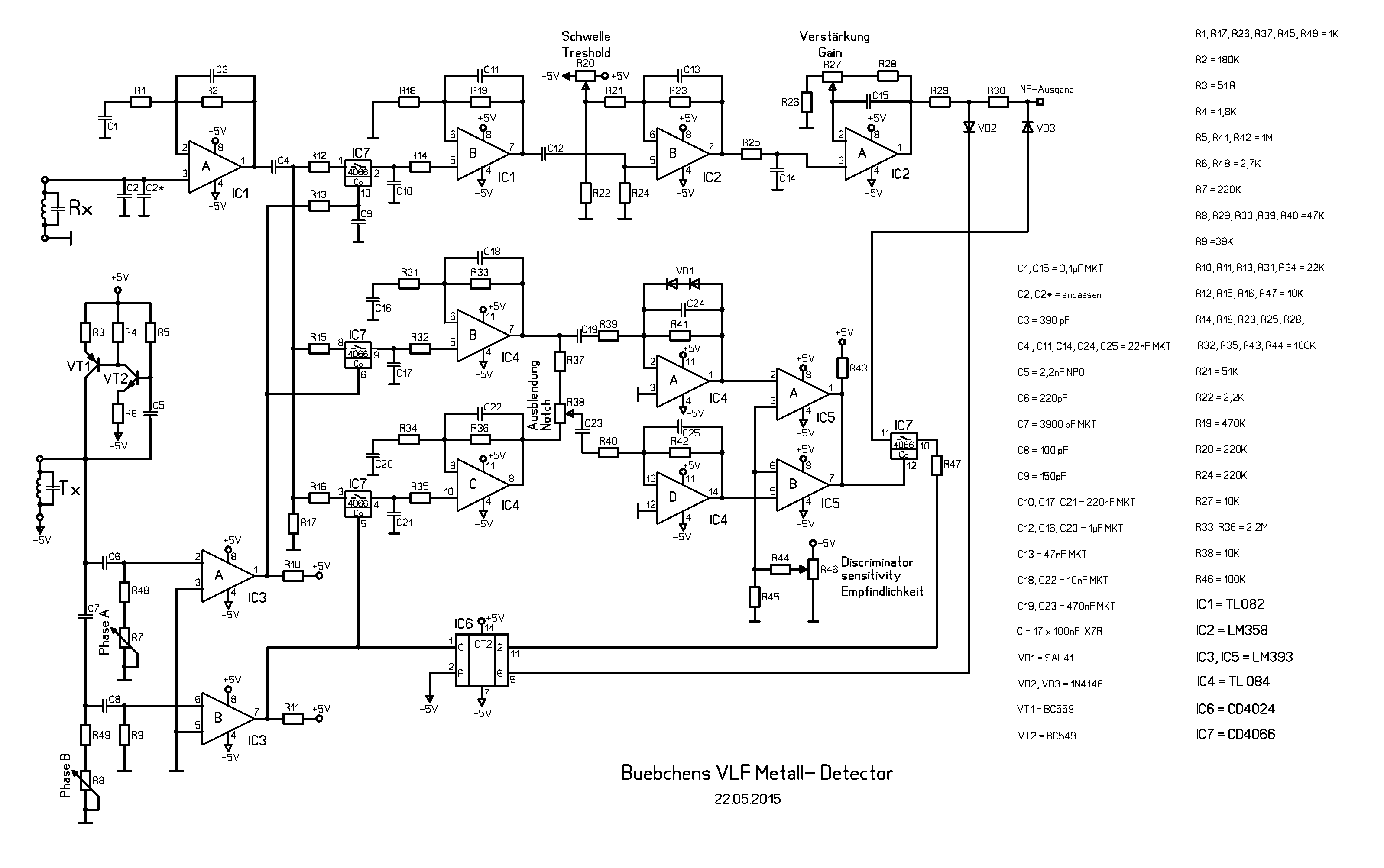 Металлоискатель volksturm s схема